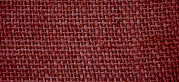 Röd säckväv bakgrund — Stockfoto