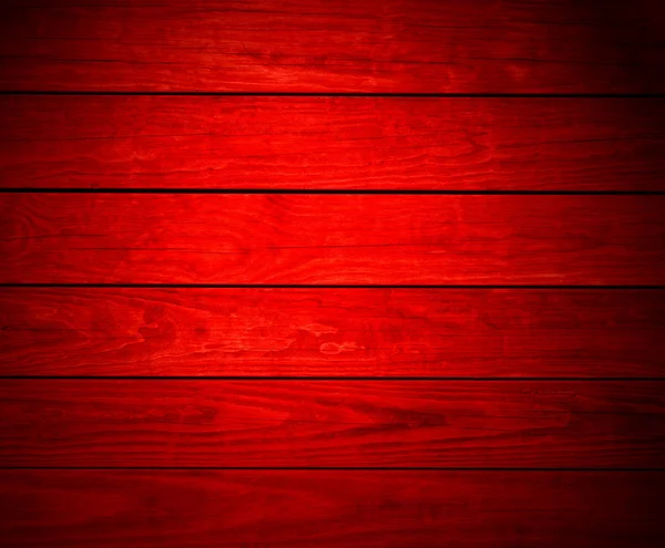 Červené dřevěné desky — Stock fotografie