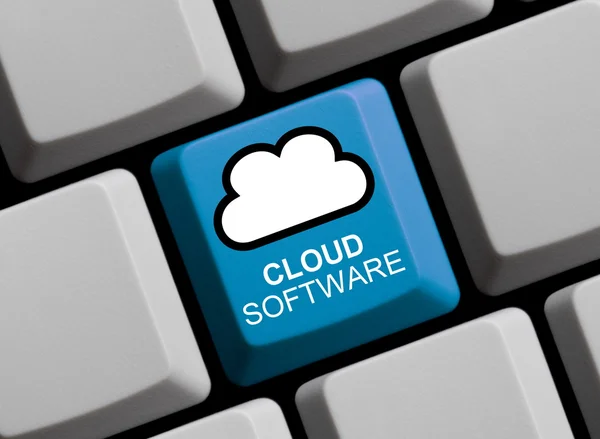 Cloud Software online — Stock Photo, Image