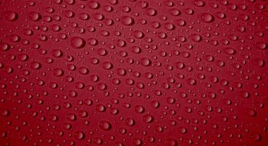 Waterdrops arka plan kırmızı