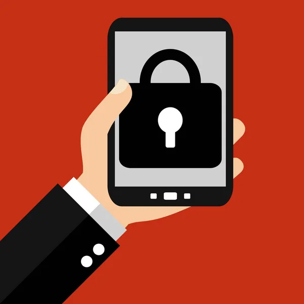 Smartphone - Security Symbol — Stock Photo, Image