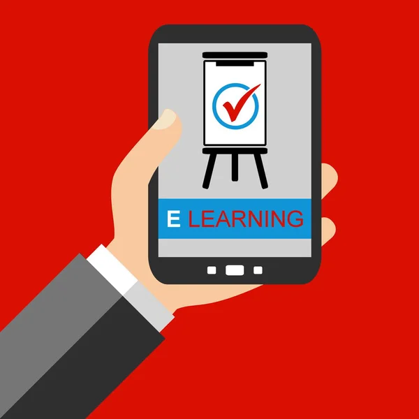 Smartphone - E Learning — Φωτογραφία Αρχείου