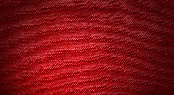 Textura de algodão vermelho — Fotografia de Stock