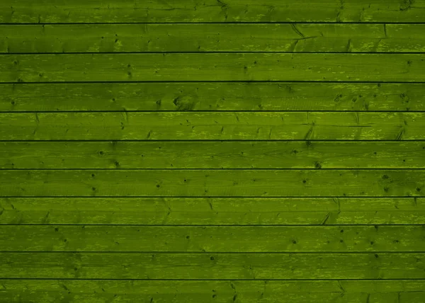 Rustikální zelené dřevěné desky — Stock fotografie