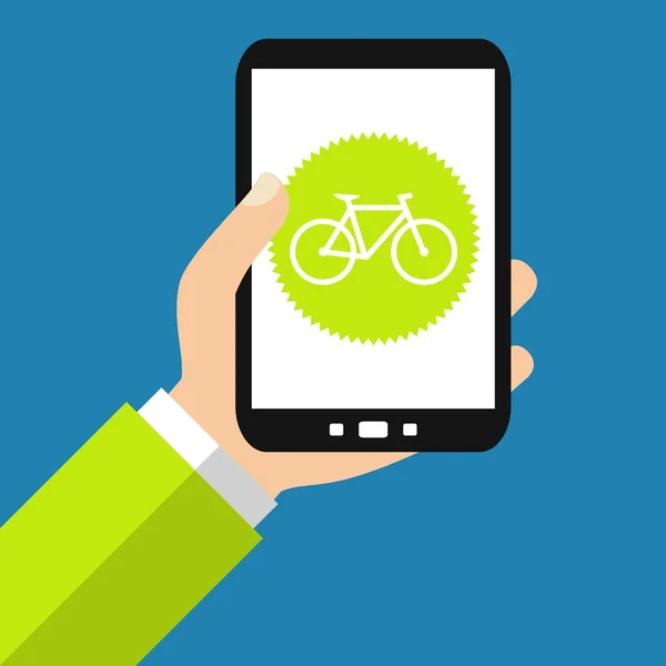 Smartphone : App vélo - Conception plate — Photo