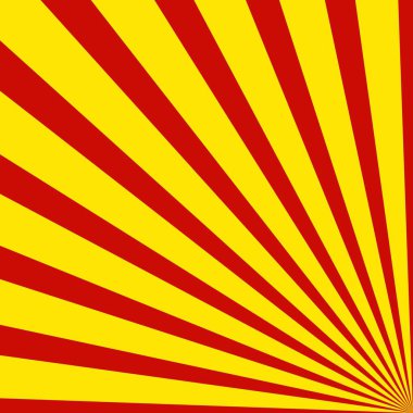 Işınları kırmızı sarı arka plan