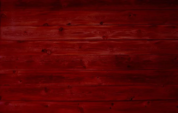 Red wooden boards - Rustic background — Stock Photo, Image