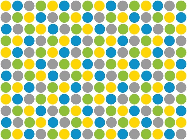 Pontos coloridos no fundo branco — Fotografia de Stock