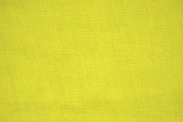 Gele linnen textuur achtergrond — Stockfoto