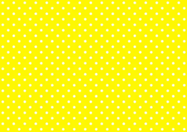 Bolinhas fundo pontos amarelo branco — Fotografia de Stock