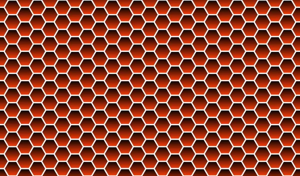 Honeycomb bakgrundsstruktur röd — Stockfoto