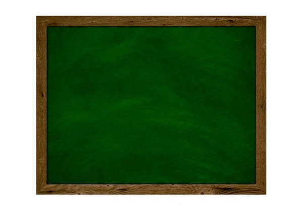 Old green chalkboard with wooden frame — Stock Photo, Image