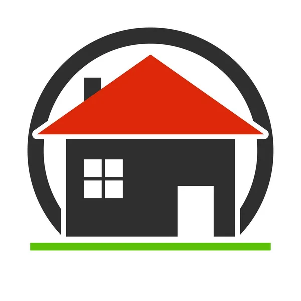 Circle icon of House — Stock Photo, Image