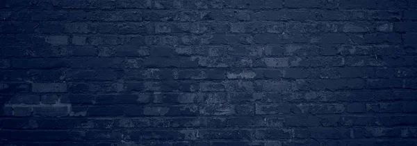 Fondo de pared de ladrillo azul oscuro — Foto de Stock