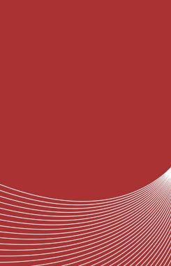 Kırmızı arka plan beyaz dalgalı çizgiler ile