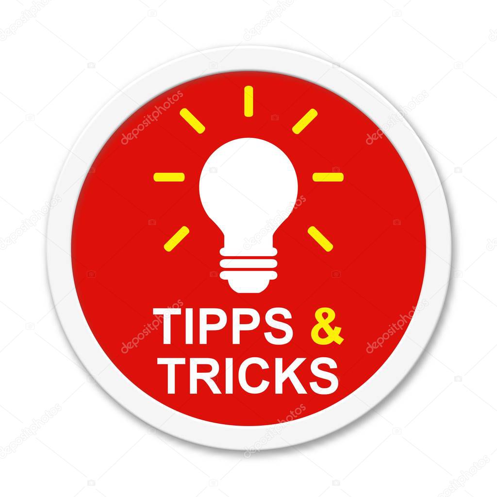 Tips and Tricks Button german