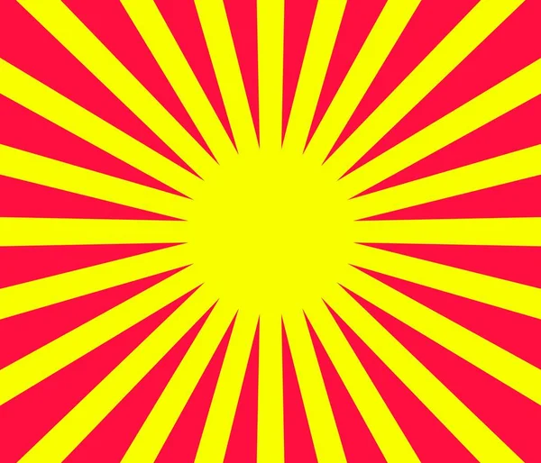 Background with red and yellow rays — Stock Photo, Image