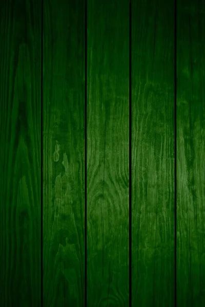 Dark green wooden planks background — Stock Photo, Image