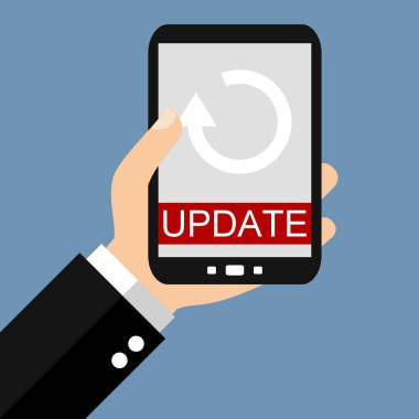 Smartphone: Güncelleme - tasarım düz