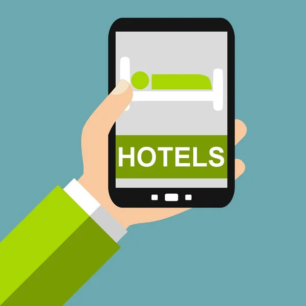 Smartphone: Hotels - Flat Design