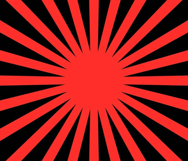 Background with red and black rays