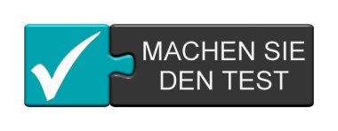 Bulmaca düğmesi: Test Almanca