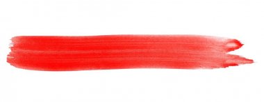 Kırmızı izole paintes şerit