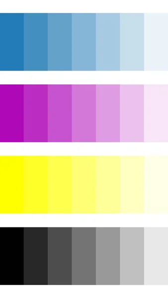 4 rayas de color degradado — Foto de Stock