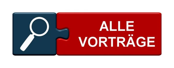 Puzzle Button: All Lectures german — Stock Photo, Image
