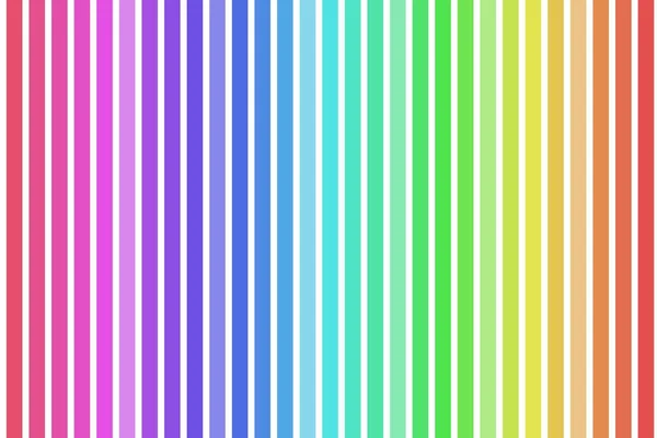 Rainbow stripes achtergrond op wit — Stockfoto