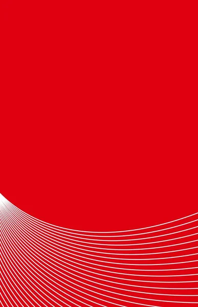 Red white background with curved lines