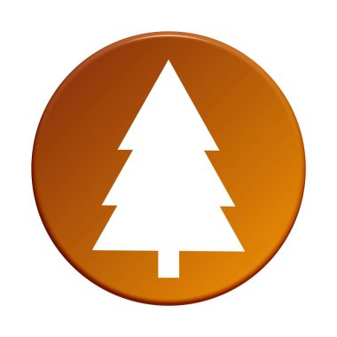 Noel ağacı gösterilen düğme