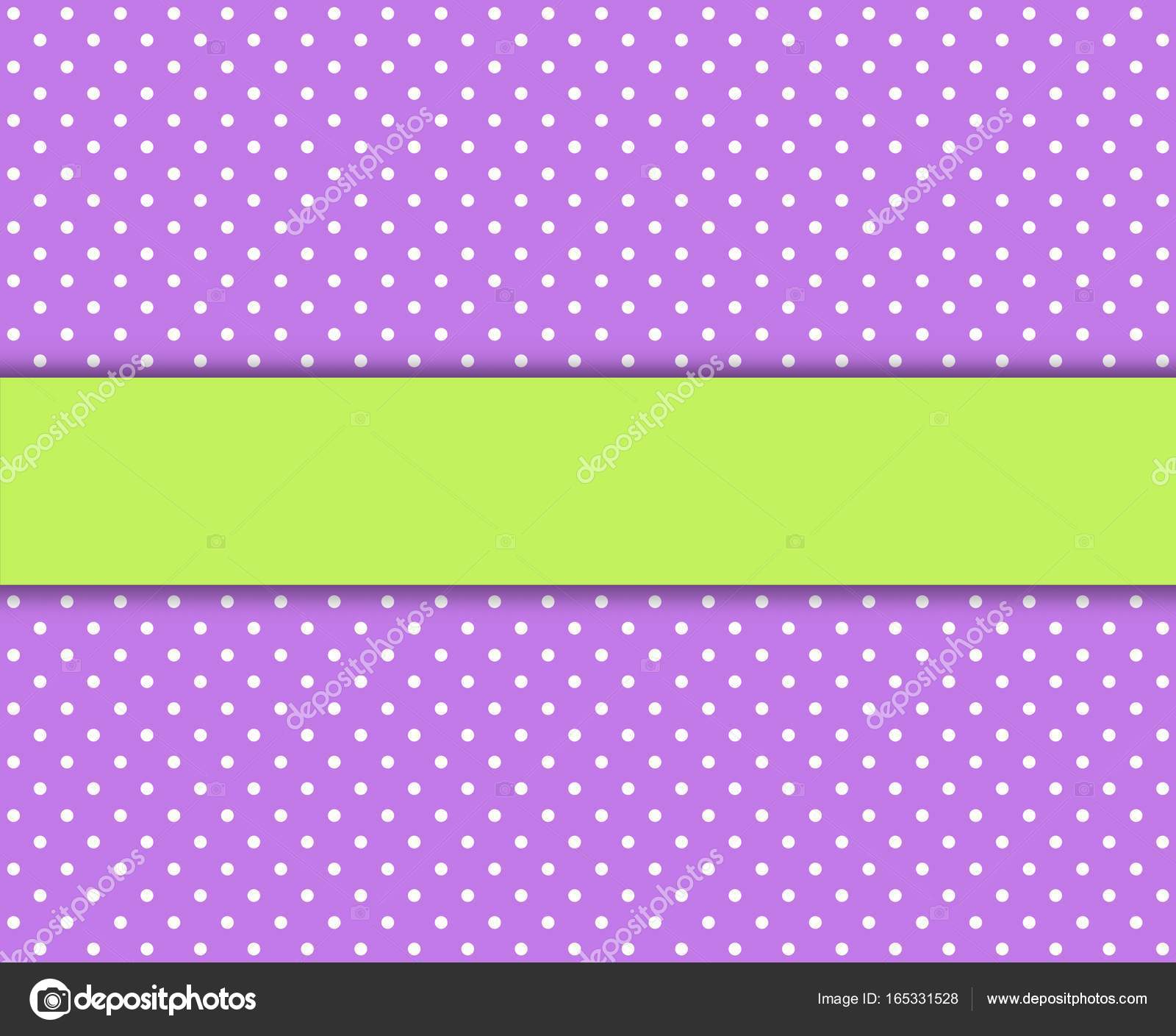 Polka dot background purple with green stripe Stock Photo by ©keport ...
