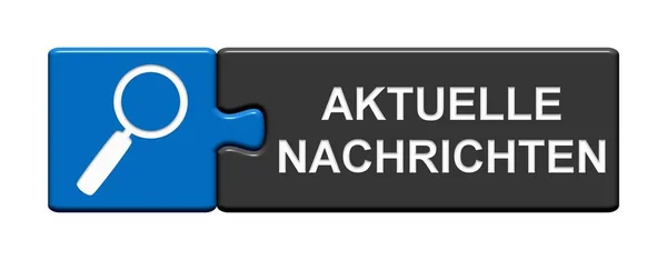 Puzzle Button: Latest News german — Stock Photo, Image