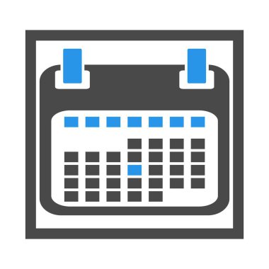 Bir kutusunda takvim simgesini