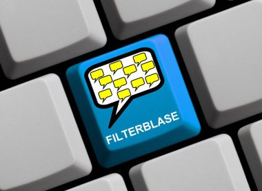 Filtre kabarcık online Almanca