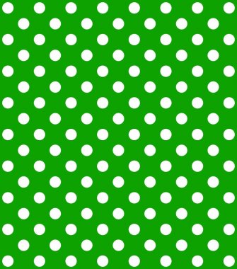 Polka dot yeşil arka plan beyaz