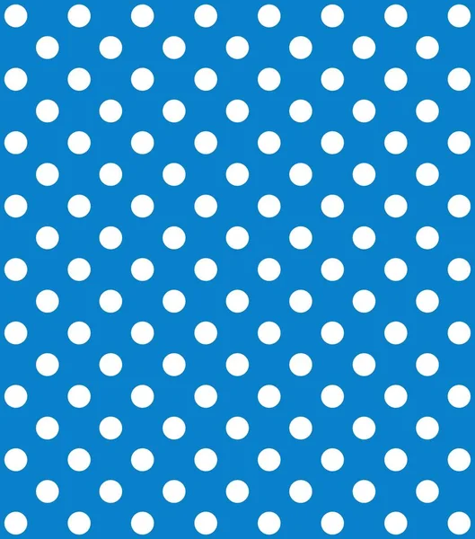 Polka dot bakgrund blå vit — Stockfoto