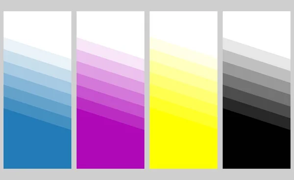 4 rayas de color de gradiente vertical — Foto de Stock