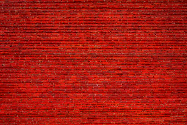 红砖墙纹理 — 图库照片