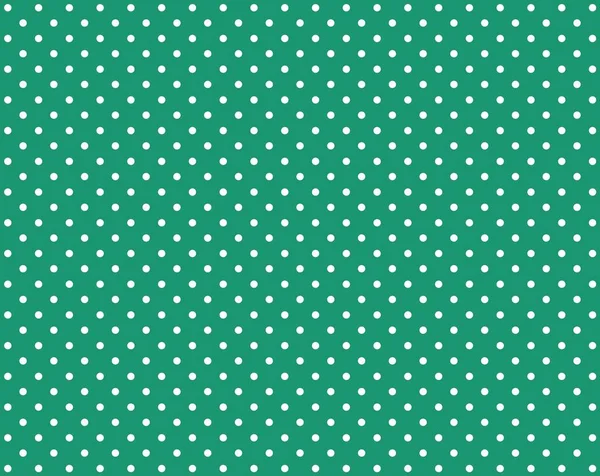Sfondo verde con puntini bianchi — Foto Stock