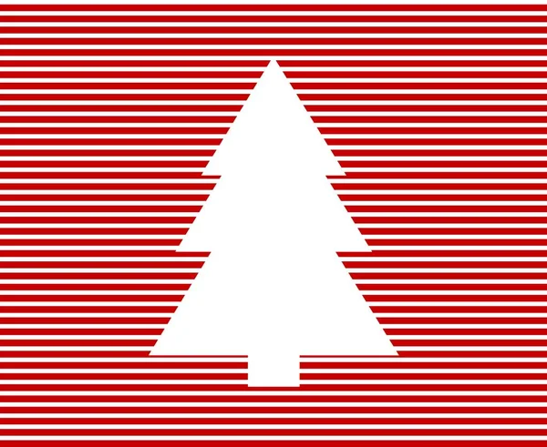 Weihnachtsbaum Hintergrund mit roten horizontalen Streifen — Stockfoto