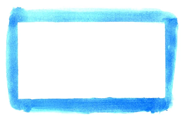 青い塗られたフレーム — ストック写真