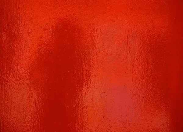 Licht reflectie op rood folie — Stockfoto