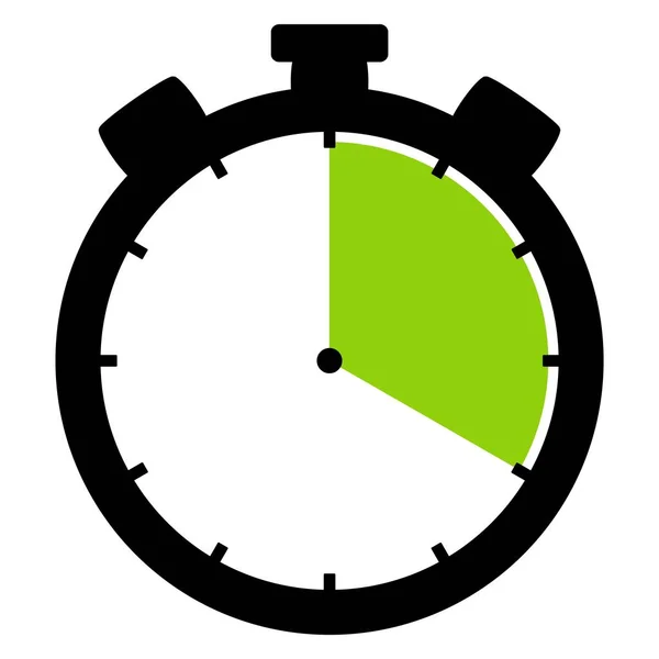 Stoppursikonen: 20 minuter 20 sekunder eller 4 timmar — Stockfoto