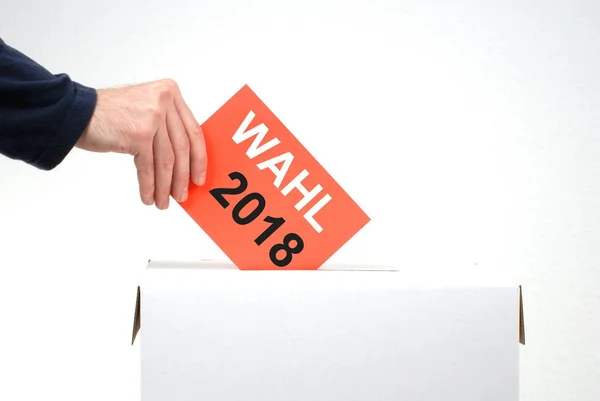 Élections 2018 allemand — Photo