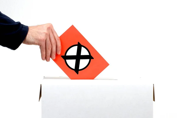 Eleição - Caixa de voto — Fotografia de Stock