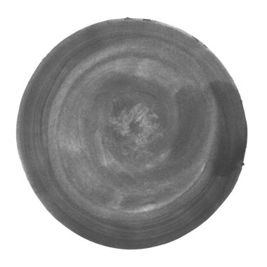 Siyah gri suluboya daire