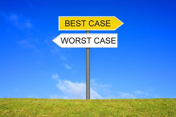 Waywiser mostrando el peor caso o el mejor caso — Foto de Stock
