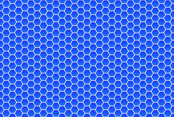 Texture hexagonale bleu blanc — Photo